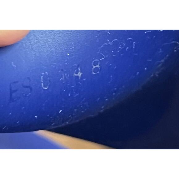 Givenchy Paris Logo Pool Slides in the Electric Blue and Red colorway main image 9